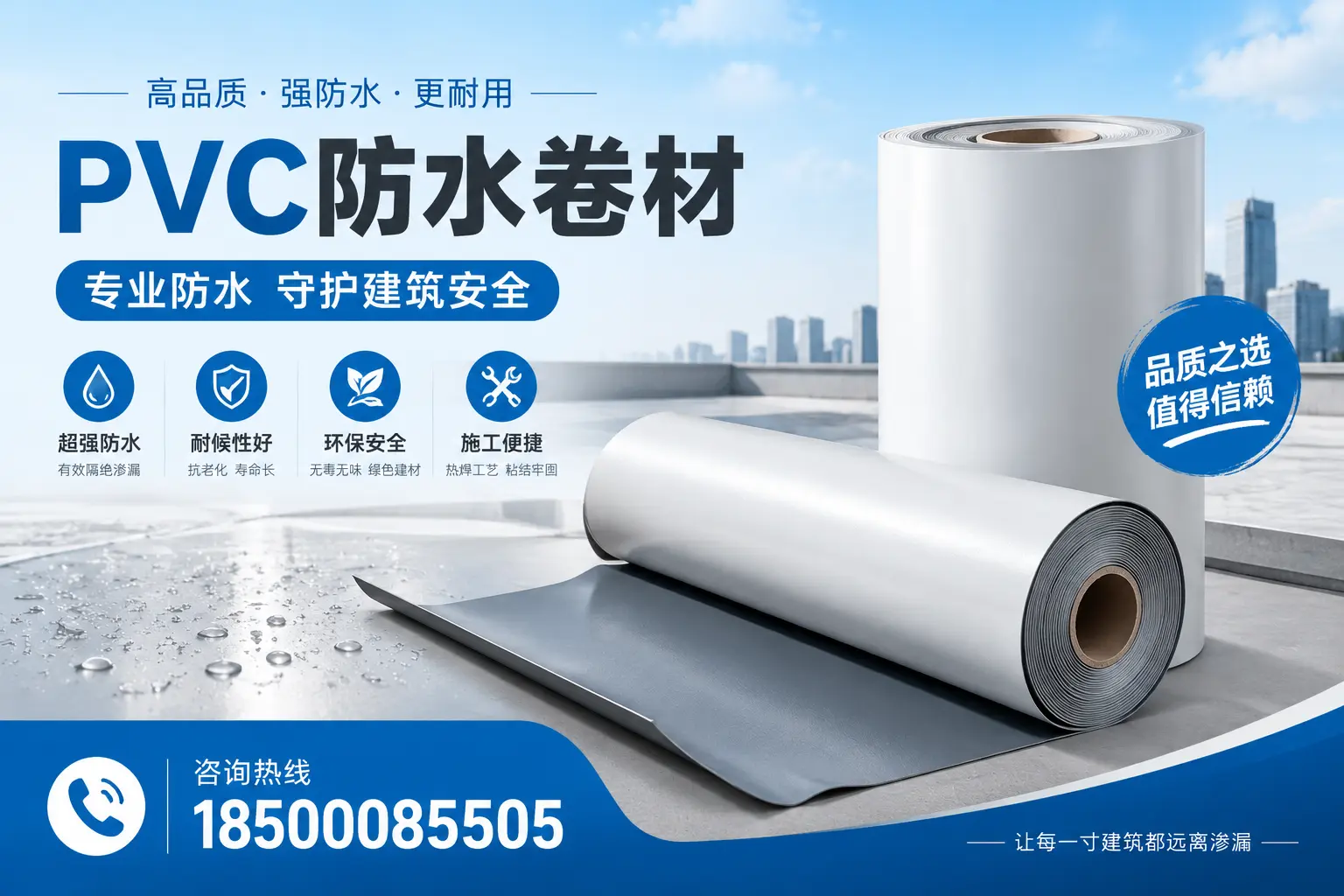 温州地区pvc防水卷材的市场现状与发展趋势